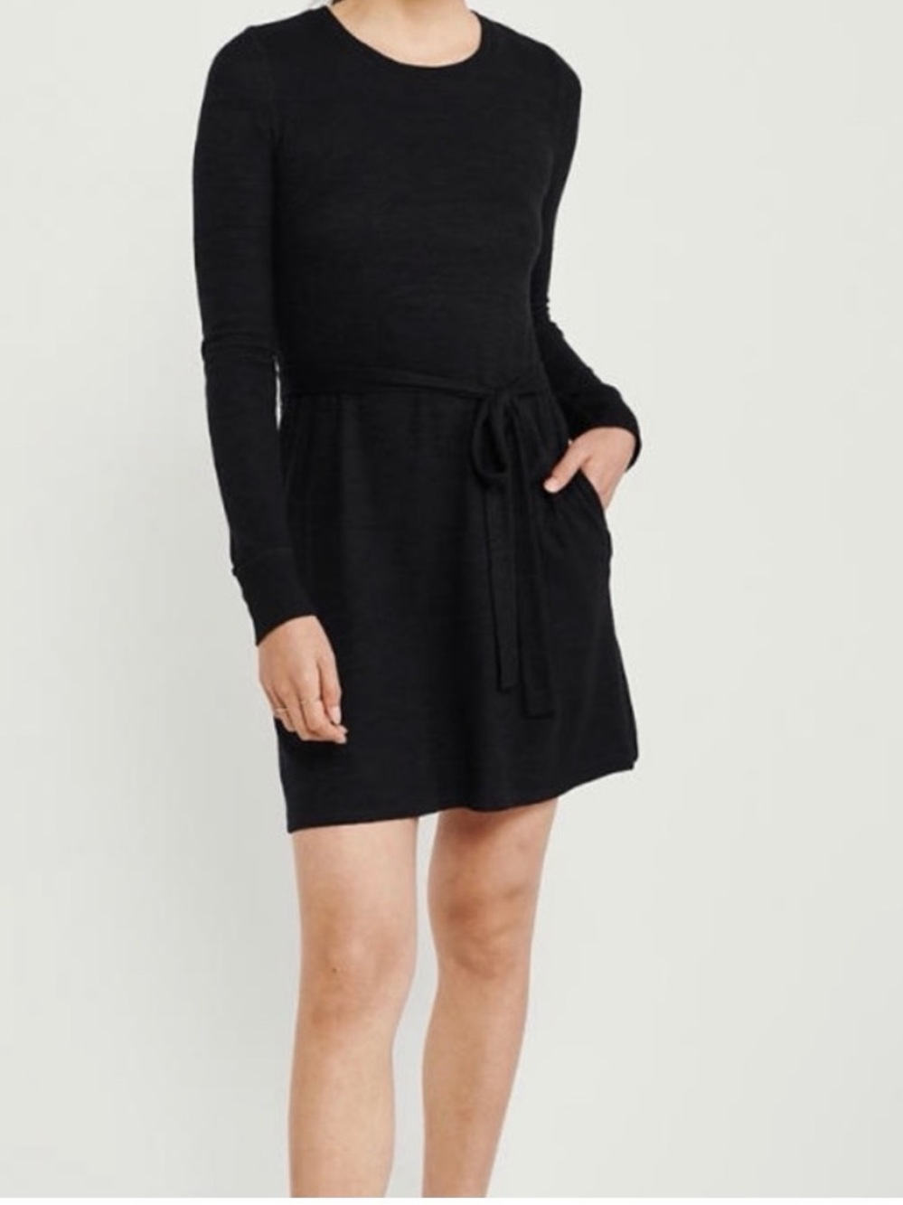 Abercrombie & Fitch Long Sleeve Dress with Pockets